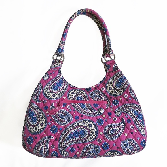 Vera Bradley Handbags - Vera Bradley Paisley Fabric Quilted Purse Pink